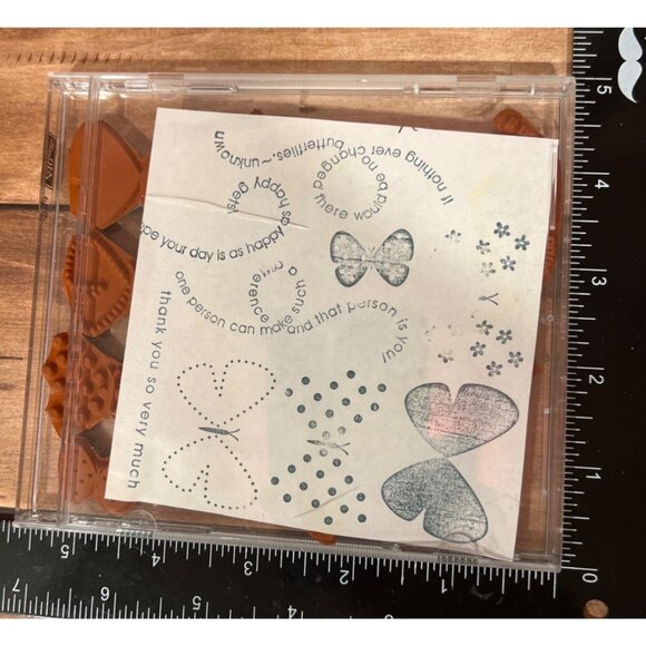 Stampin Up! MIXED Butterfly Rubber Stamp Set Crafting & Cardmaking Supplies - Picture 1 of 3